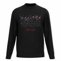 Classicos De Futebol Womens Football Santa Squad Sweater Black Мъжко облекло за едри хора