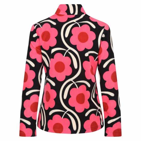 Regatta Orla Kiely Half Zip Fleece Apple Blossom Pink Дамски полар