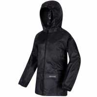 Regatta Непромокаемо Яке Kids Stormbreak Waterproof Jacket Black Детски якета и палта