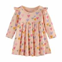 Baby Girl Heart Print Dress