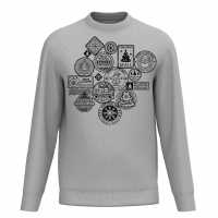Plain Lazy Christmas Postage Stamps Sweater  Коледни пуловери