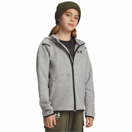 Under Armour Kids' Unstoppable Tech Fleece Full-Zip Hoodie  