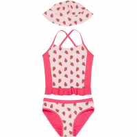 Бански за момичета Threadbare Zoe Bikini Set Juniors Threadbare Zoe Bikini Set Juniors Бански за момичета