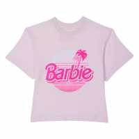 Character Barbie Back Graphic T-Shirt Pink