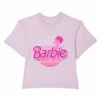 Character Barbie Back Graphic T-Shirt Pink  Детско облекло с герои