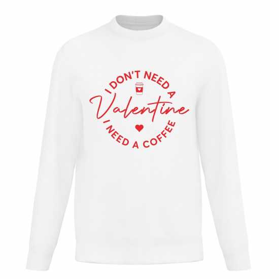 I Don't Need A Valentine Sweater  - Мъжко облекло за едри хора