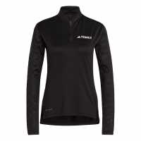 Adidas Terrex Multi Half-Zip Long-Sleeve Top Womens Black Дамски ризи и тениски