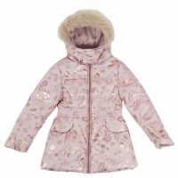 Character Подплатено Палто Дечица Padded Coat Infant Girls Disney Princess Детски якета и палта