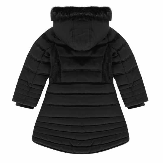 Firetrap Пухено Яке Bubble Jacket For Girls Black Детски якета и палта