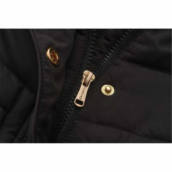 Firetrap Пухено Яке Bubble Jacket For Girls  