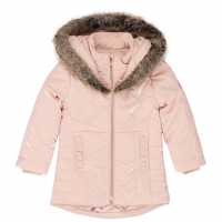 Firetrap Луксозно Ватирано Яке Luxury Bubble Jacket Infant Girls Pink Детски якета и палта