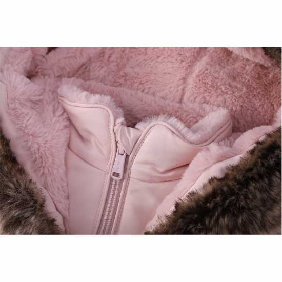 Firetrap Пухено Яке Bubble Jacket For Girls Pink Детски якета и палта