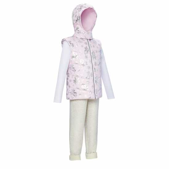 Character Print Gilet Combo Set  Детски якета и палта