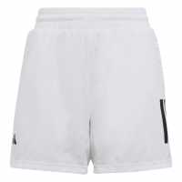 Adidas Tennis 3-Stripes Shorts Kids White 