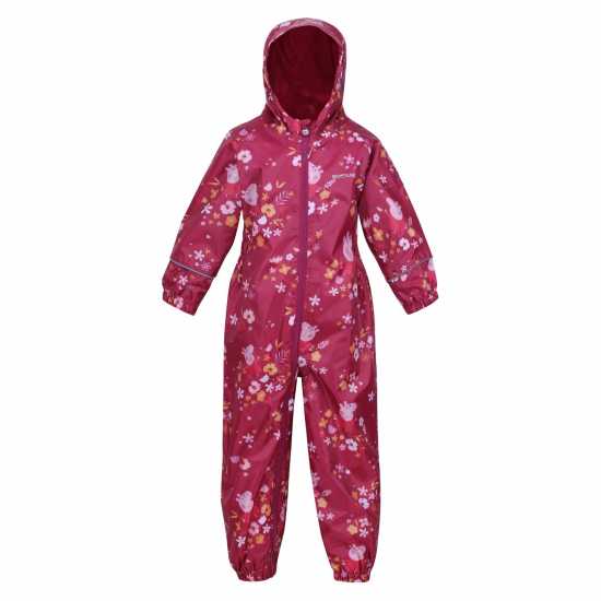 Детски якета и палта Regatta Pig Waterproof Pobble Suit Ягодно розово Regatta Pig Waterproof Pobble Suit Ягодно розово Детски якета и палта