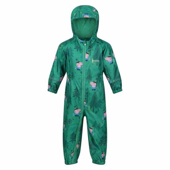 Детски якета и палта Regatta Pig Waterproof Pobble Suit Джели Бийн/Дино Regatta Pig Waterproof Pobble Suit Джели Бийн/Дино Детски якета и палта