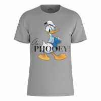 Character Disney Donald Duck Phooey! T-Shirt Grey Дамски стоки с герои