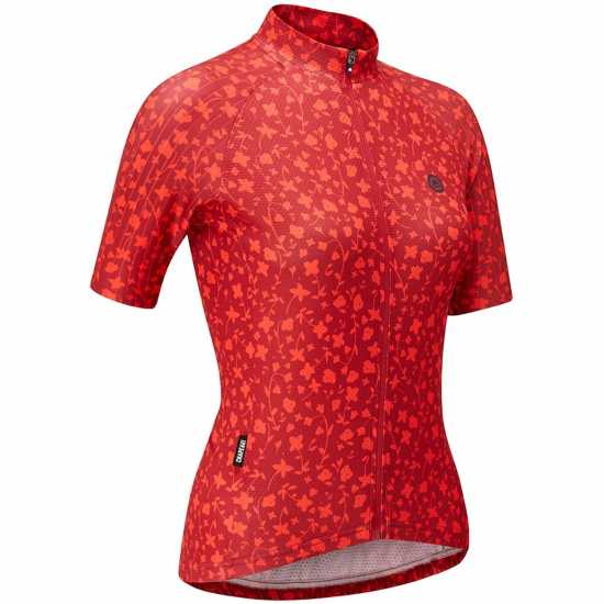 Ladies Rosa Ss Jersey Pattern,  Hot Coral  Облекло за колоездене