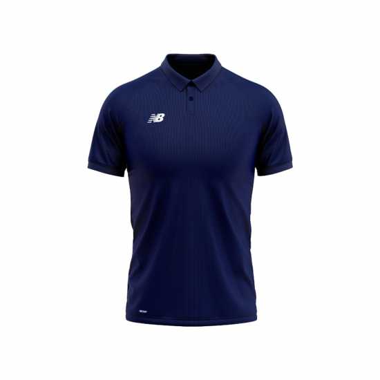 Блуза С Яка New Balance Polo Shirt Childrens Морска синьо Детски тениски тип поло