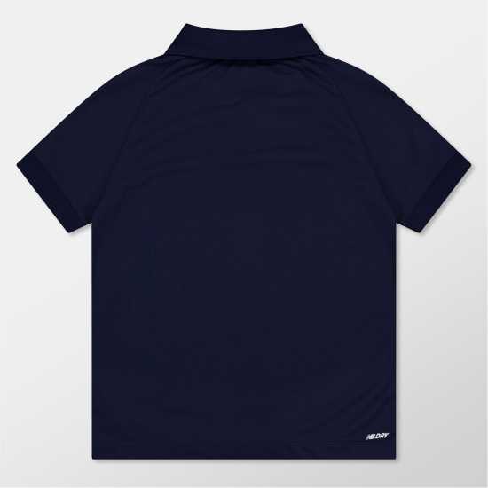 Блуза С Яка New Balance Polo Shirt Childrens Морска синьо Детски тениски тип поло