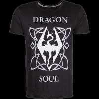 Elder Scrolls Dragon Soul T-Shirt S  Дамски тениски и фланелки