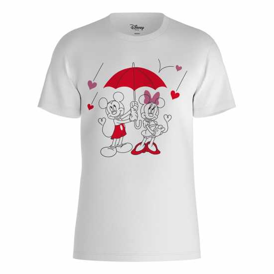 Disney Minnie And Mickey Mouse Umbrella T-Shirt  Детски тениски и фланелки