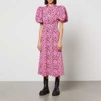 Rotate Birger Christensen Fine Jacquard Puffy Dress  