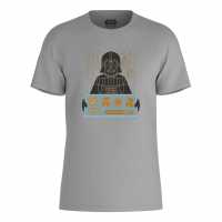 Star Wars Darth Vader Christmas Cookies T-Shirt Grey Дамски стоки с герои