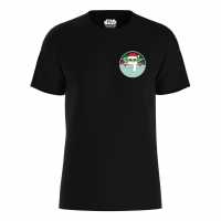 Star Wars Grogu Christmas Gifts Mando T-Shirt Black Дамски стоки с герои