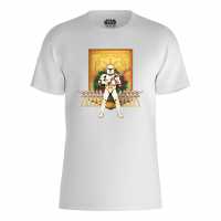 Star Wars Clone Trooper Christmas T-Shirt White Дамски стоки с герои