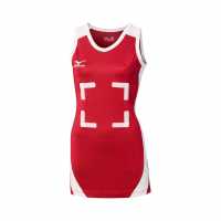 Mizuno Pro Netball Dress Juniors Red Детски поли и рокли