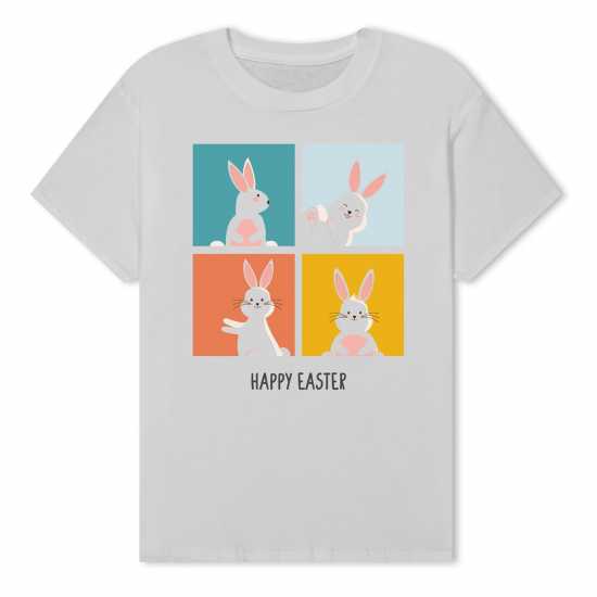 Junior Easter Rabbits Collage T-Shirt  Детски тениски и фланелки
