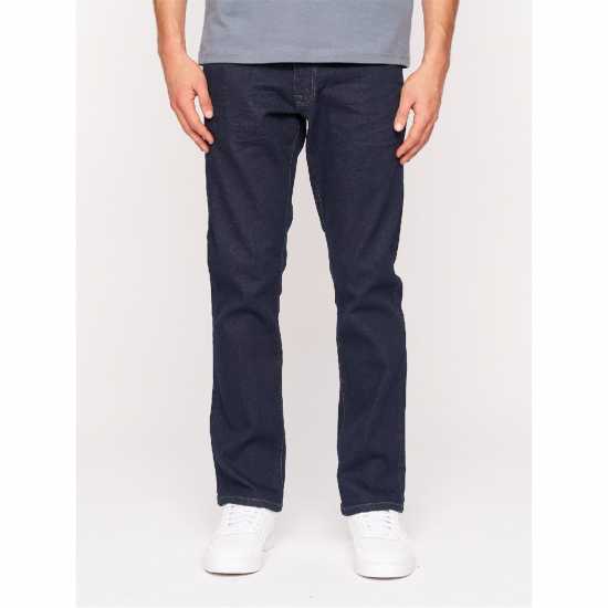 Crosshatch Cadman Raw Straight-Fit Jeans  