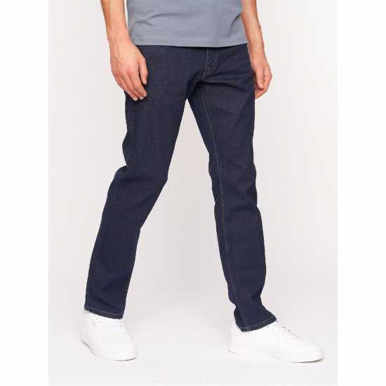 Crosshatch Cadman Raw Straight-Fit Jeans  