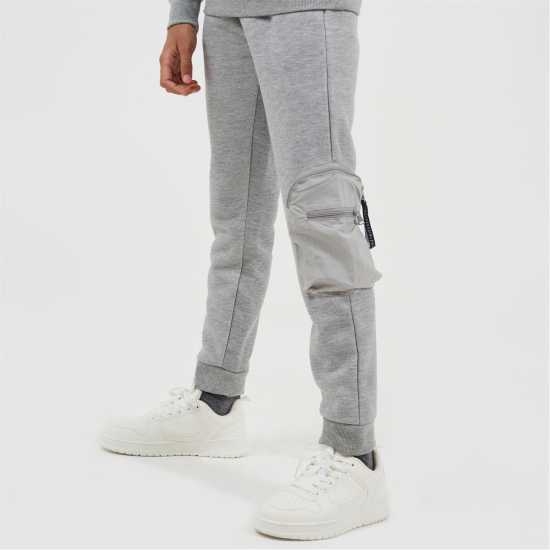 Brave Soul Boys Skinny Fit Joggers Light Grey 