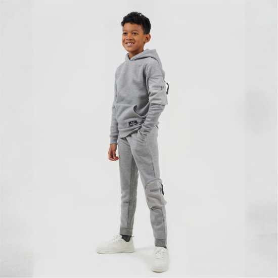 Brave Soul Boys Skinny Fit Joggers Light Grey 
