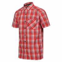 Regatta Mindano Vii Short Sleeve Shirt SevilleCheck Мъжко облекло за едри хора
