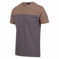 Regatta Shorebay Tshirt Mink/DkDnStr Мъжко облекло за едри хора