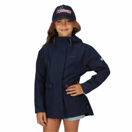 Regatta Непромокаемо Яке Baybella Waterproof Jacket Navy Детски якета и палта