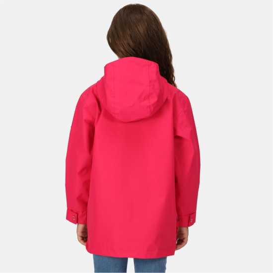 Regatta Непромокаемо Яке Baybella Waterproof Jacket Pink Potion Детски якета и палта
