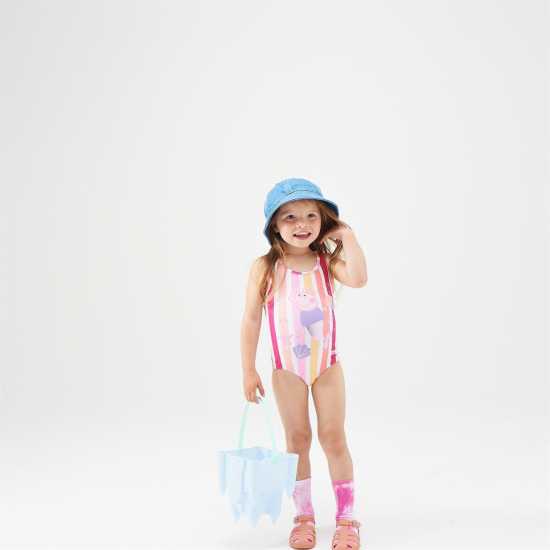 Regatta Peppa Pig Splash Suit Ii Multi Stripe Детски бански и бикини