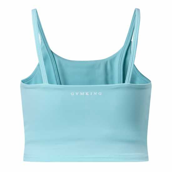Gym King Gym King Kids 365 Long Line Tank - Pale Turquoise Gym King Gym King Kids 365 Long Line Tank - Pale Turquoise