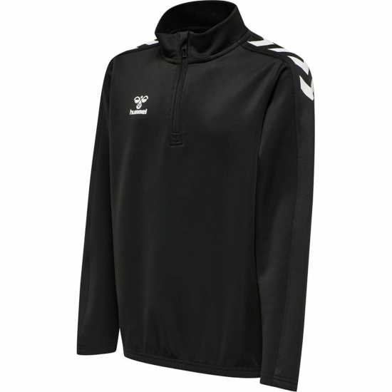 Детски полар Hummel Half Zip Poly Top Junior Black Hummel Half Zip Poly Top Junior Black Детски полар