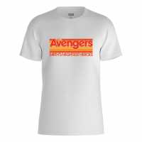 Marvel Retro Avengers Mightiest Heroes T-Shirt White Дамски стоки с герои