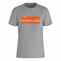 Marvel Retro Avengers Mightiest Heroes T-Shirt Grey Дамски стоки с герои