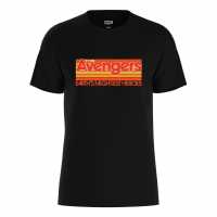 Marvel Retro Avengers Mightiest Heroes T-Shirt Black Дамски стоки с герои