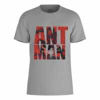 Marvel Ant Man Typography T-Shirt Grey Дамски стоки с герои