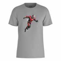 Marvel Ant Man Running T-Shirt Grey Дамски стоки с герои