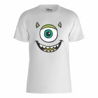 Character Disney Mike Wazowski T-Shirt White Дамски стоки с герои