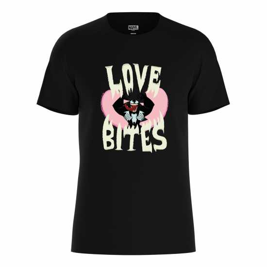 Marvel Venom Love Bites T-Shirt Black Дамски стоки с герои